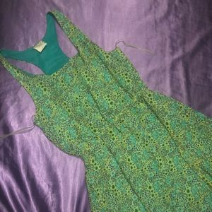 Green Floral Dress